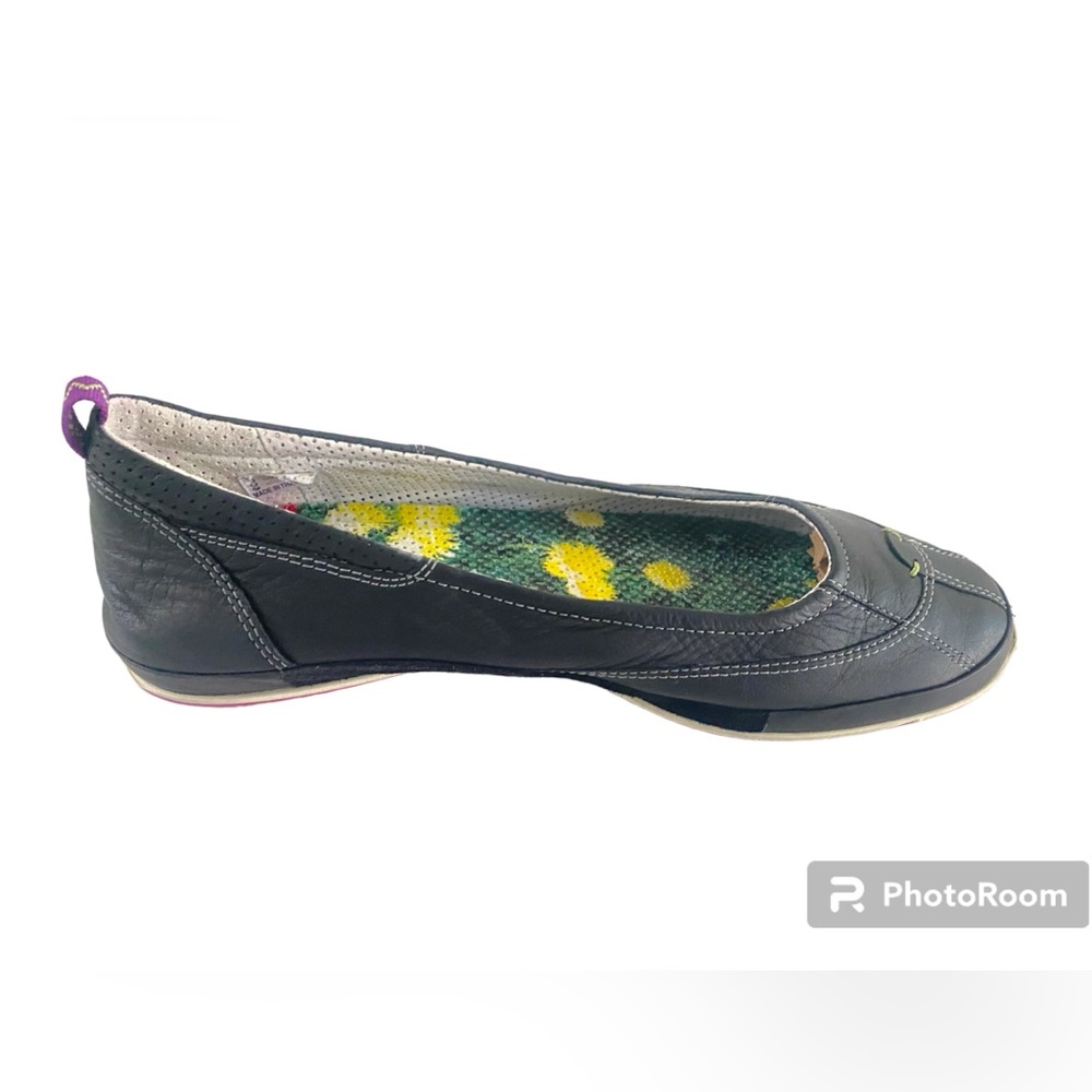 Ecco Leather Ballerina Flats